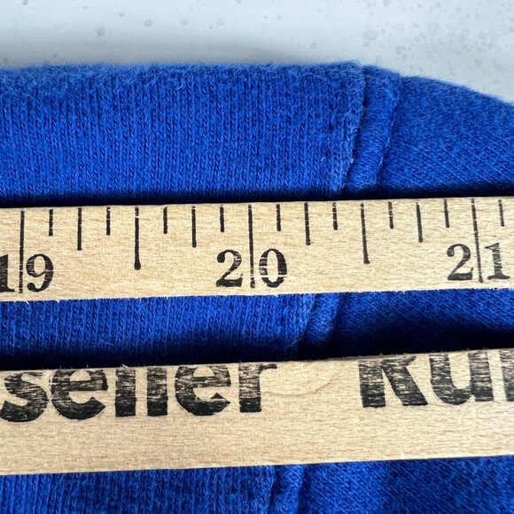 Y2K Duke Blue Devils Sweatshirt Adult Medium Blue Faded Pullover Hoodie - Picture 16 of 16